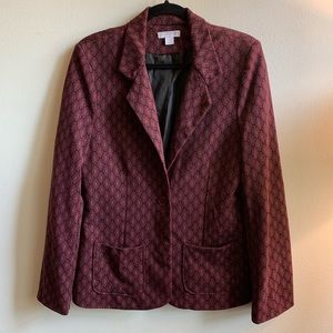 Cotton On burgundy blazer